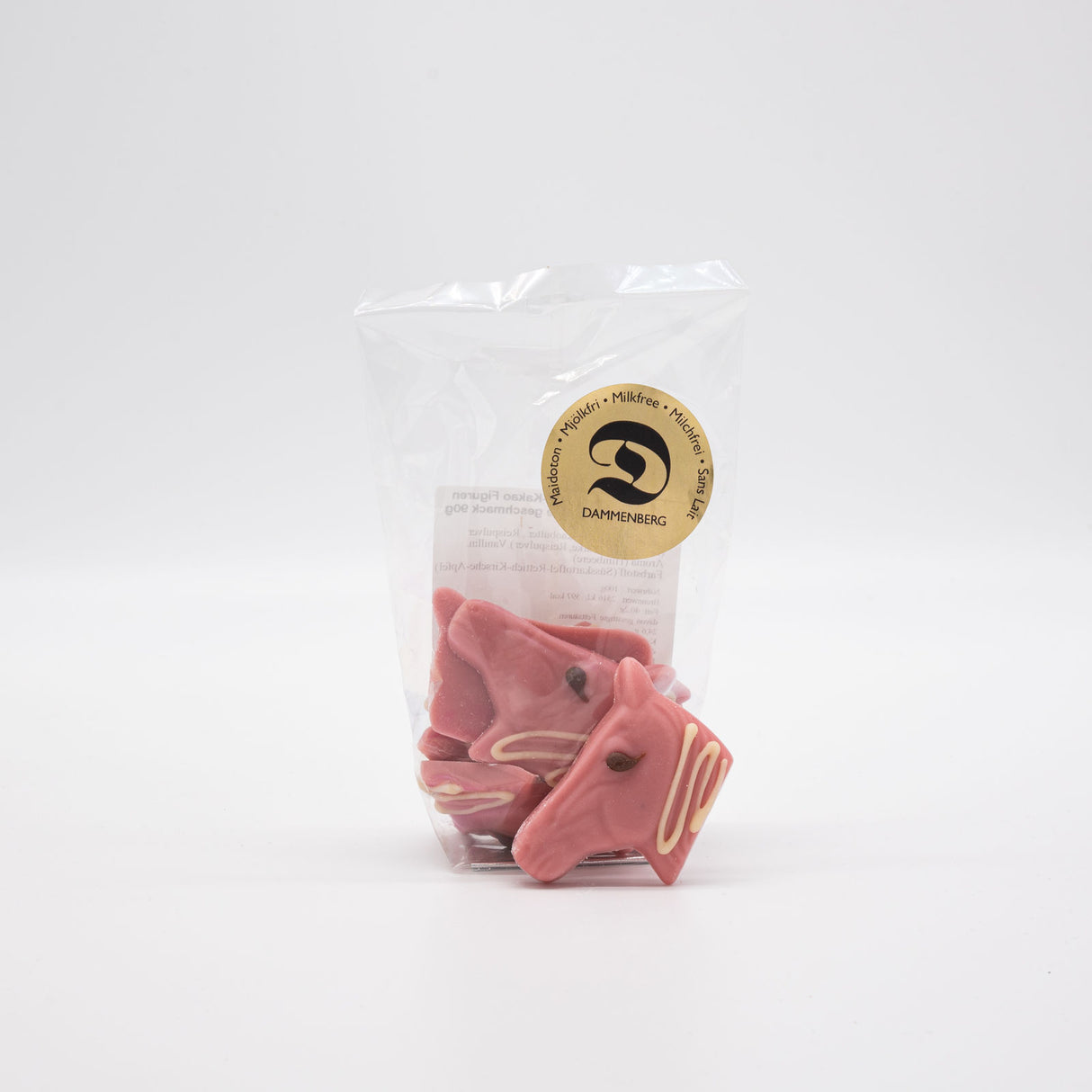 6 weiße Pferdchen Himbeere- 39% (Dammenberg)