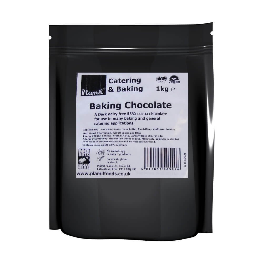 1kg Schoko-Drops aus Milchschokolade-Alternative 53% – Plamil