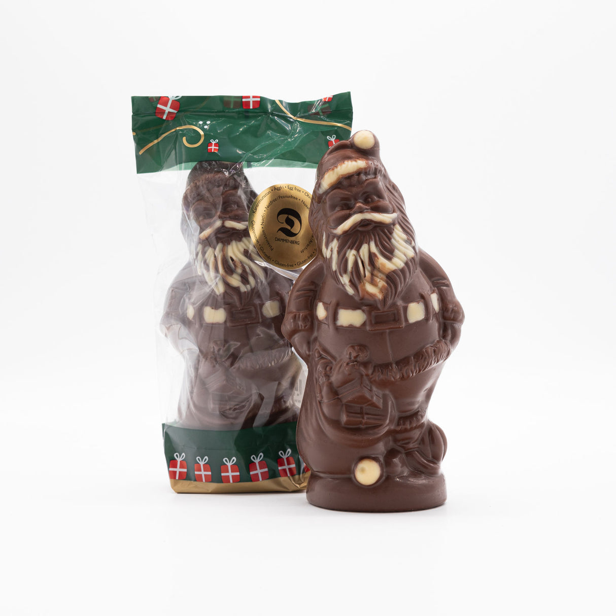 Bio 120g Veganer nussfreier u sojafreier Weihnachtsmann - 46% (Dammenberg)