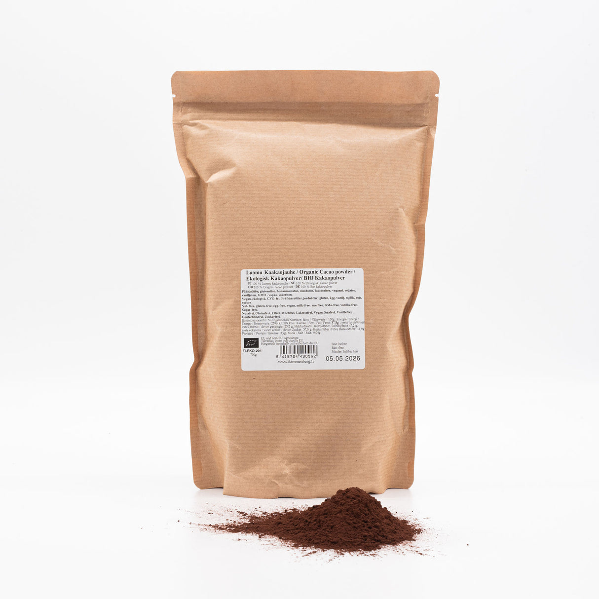Organic cocoa powder - 100% (Dammenberg)
