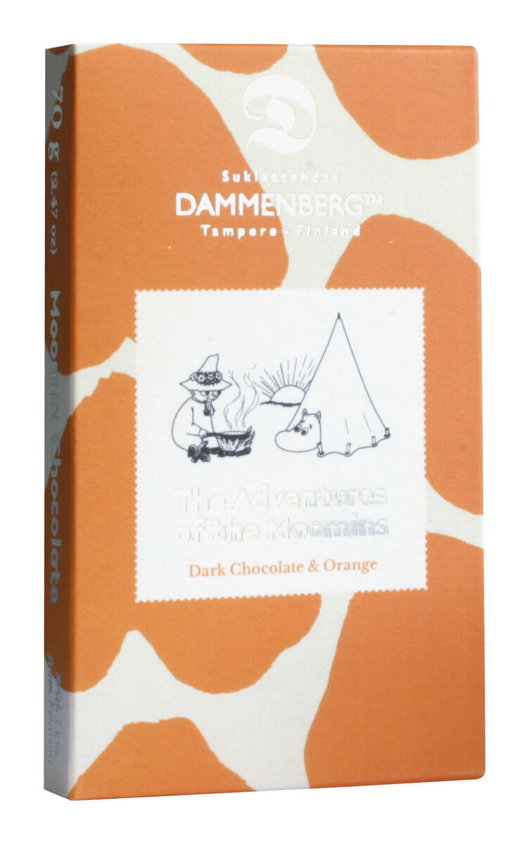 Bio Dunkle Schokolade - Moomin Orange 55% (Dammenberg)