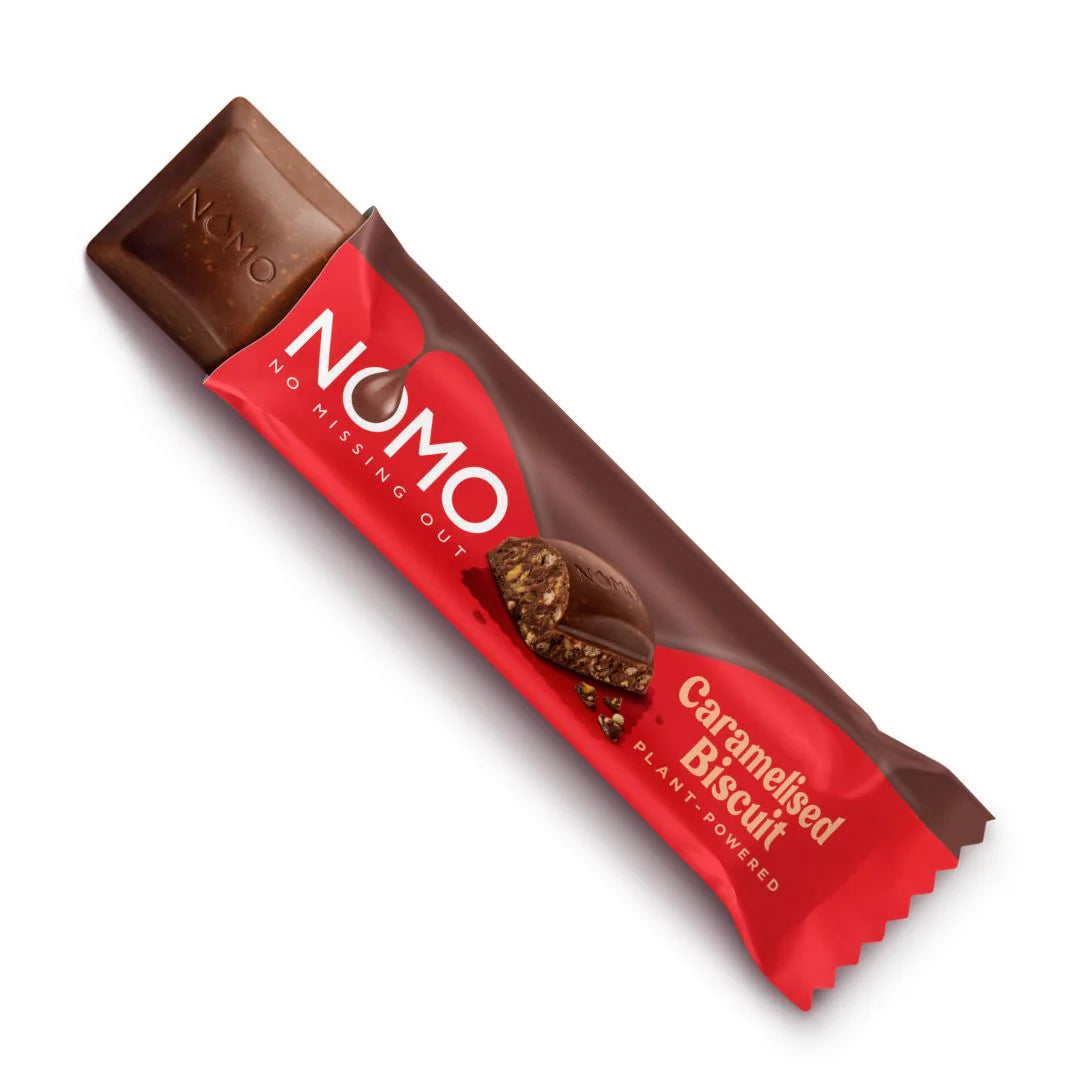 Milchschokolade-Alternative-Snack - Caramelised Biscuit (Nomo)