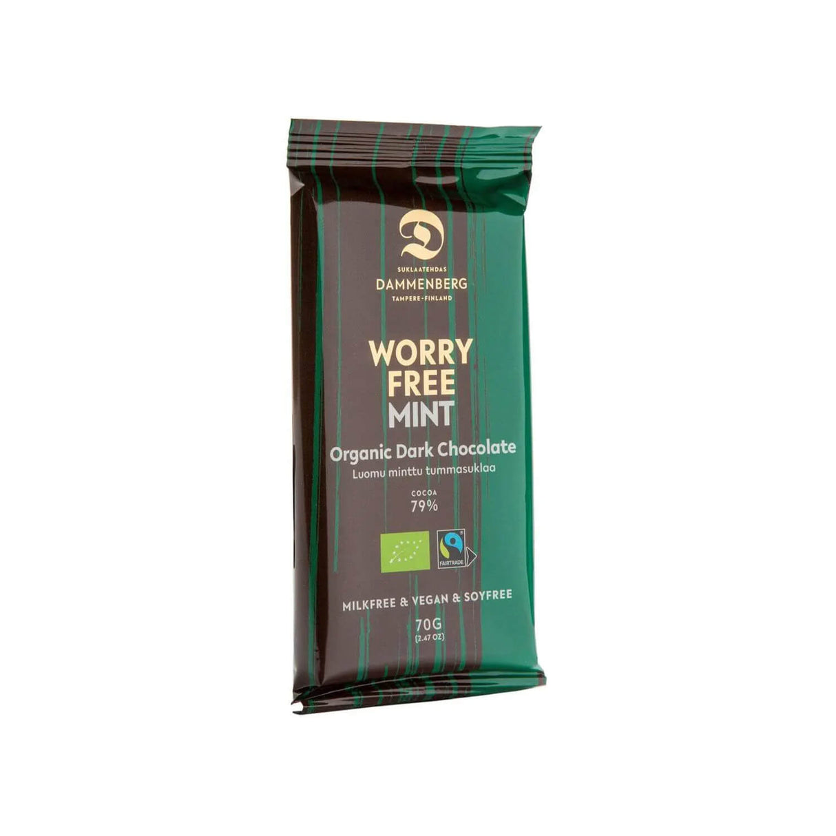 Organic Dark Chocolate - Worry-free Mint 79% (Dammenberg)