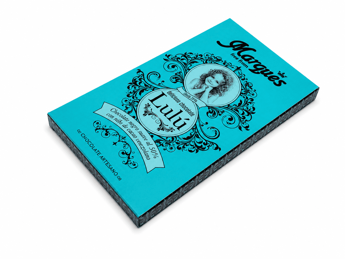 Nussfreie vegane Milchalternative-Schokolade mit Crunch LulĂș - 57% (Marques)