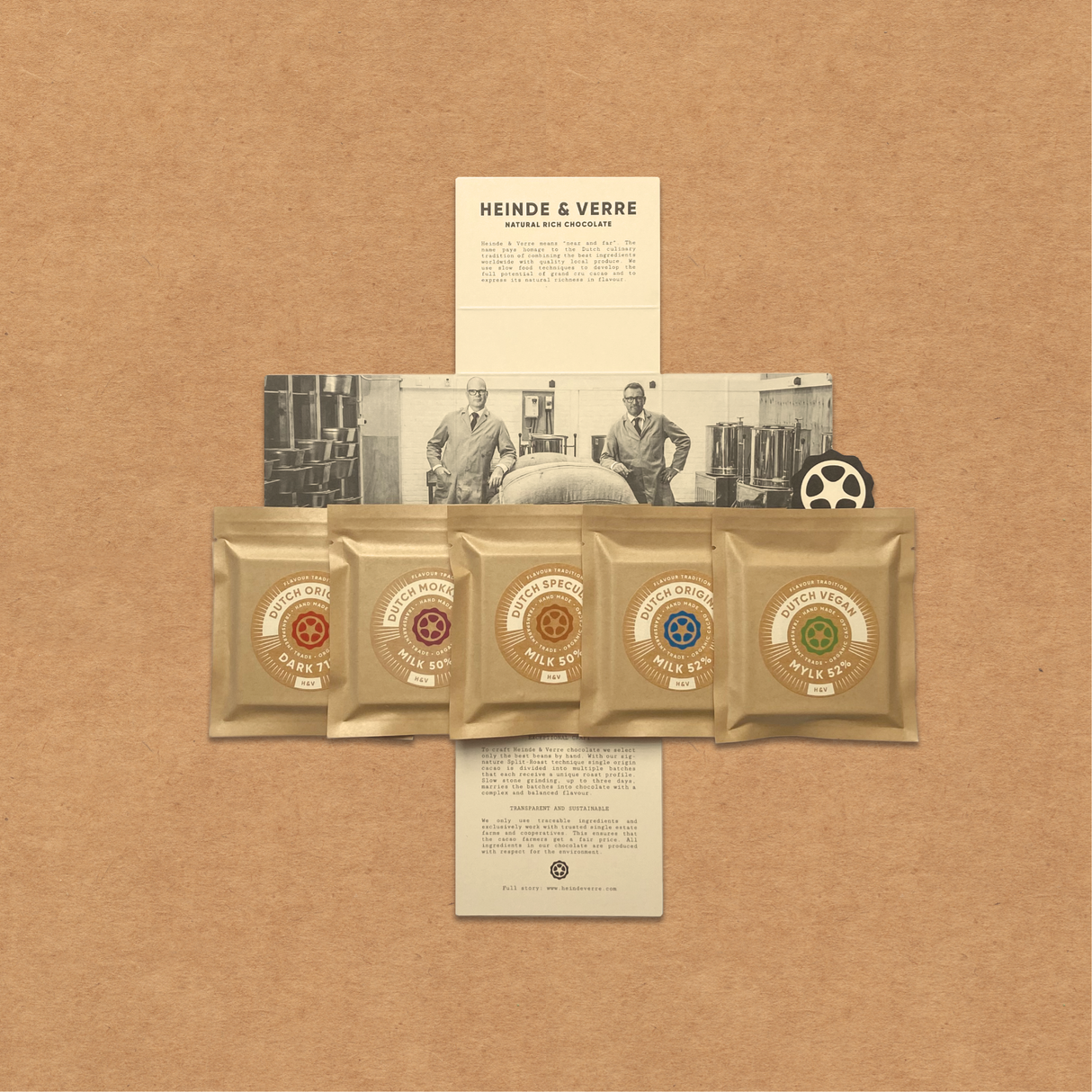 Dutch Original 5 Tafel nussfreie Geschenkbox (Heinde & Verre)