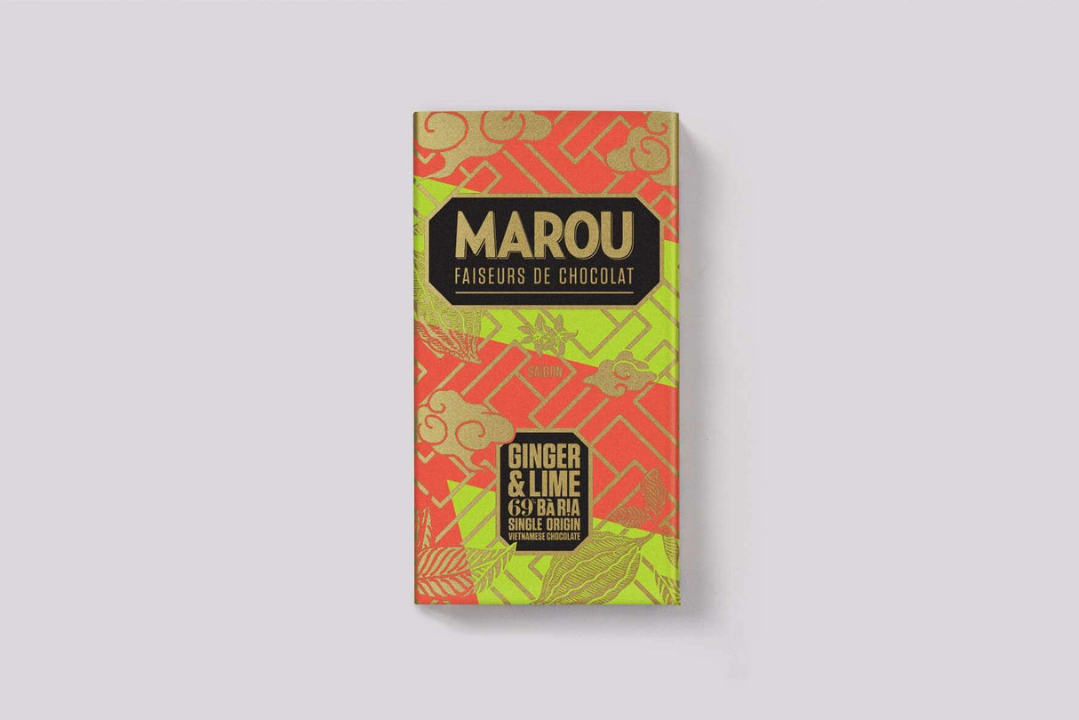 Dark Chocolate Ginger & Lime Ba Ria - 69% (Marou)