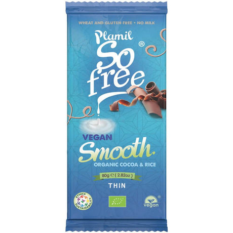 Organic milk chocolate alternative - So free (Plamil)