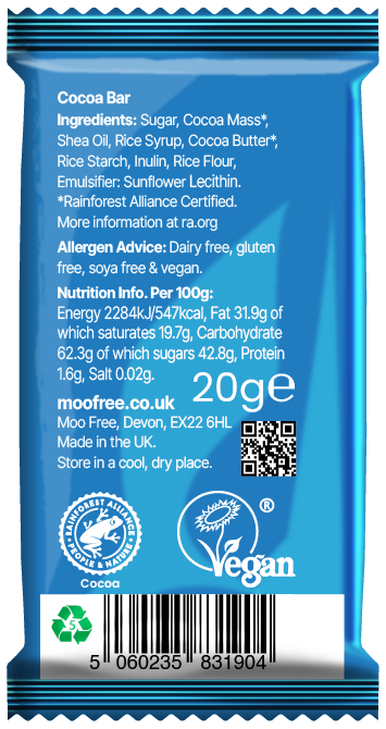 Milchschokolade-Alternative Choccy Chum - Moo Free (20g)