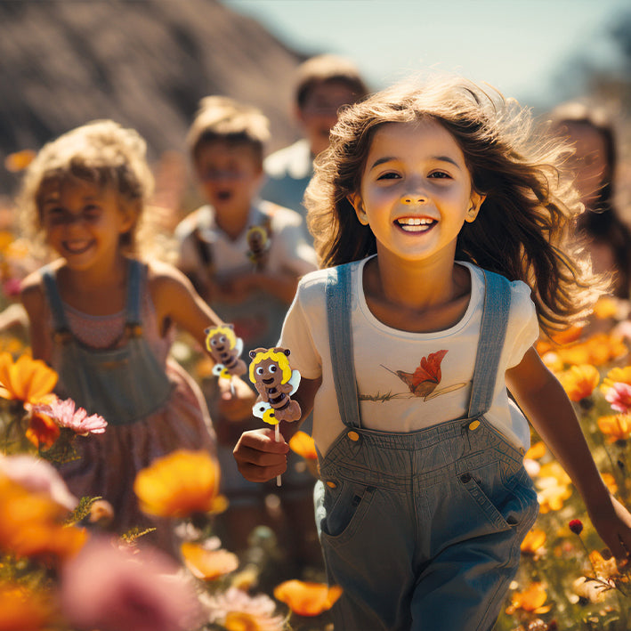 Milchschokolade Biene-Maja-Lolly – 32% (Belfine)