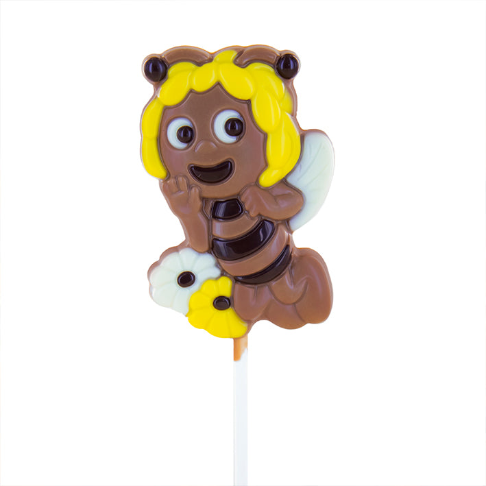 Milchschokolade Biene-Maja-Lolly – 32% (Belfine)