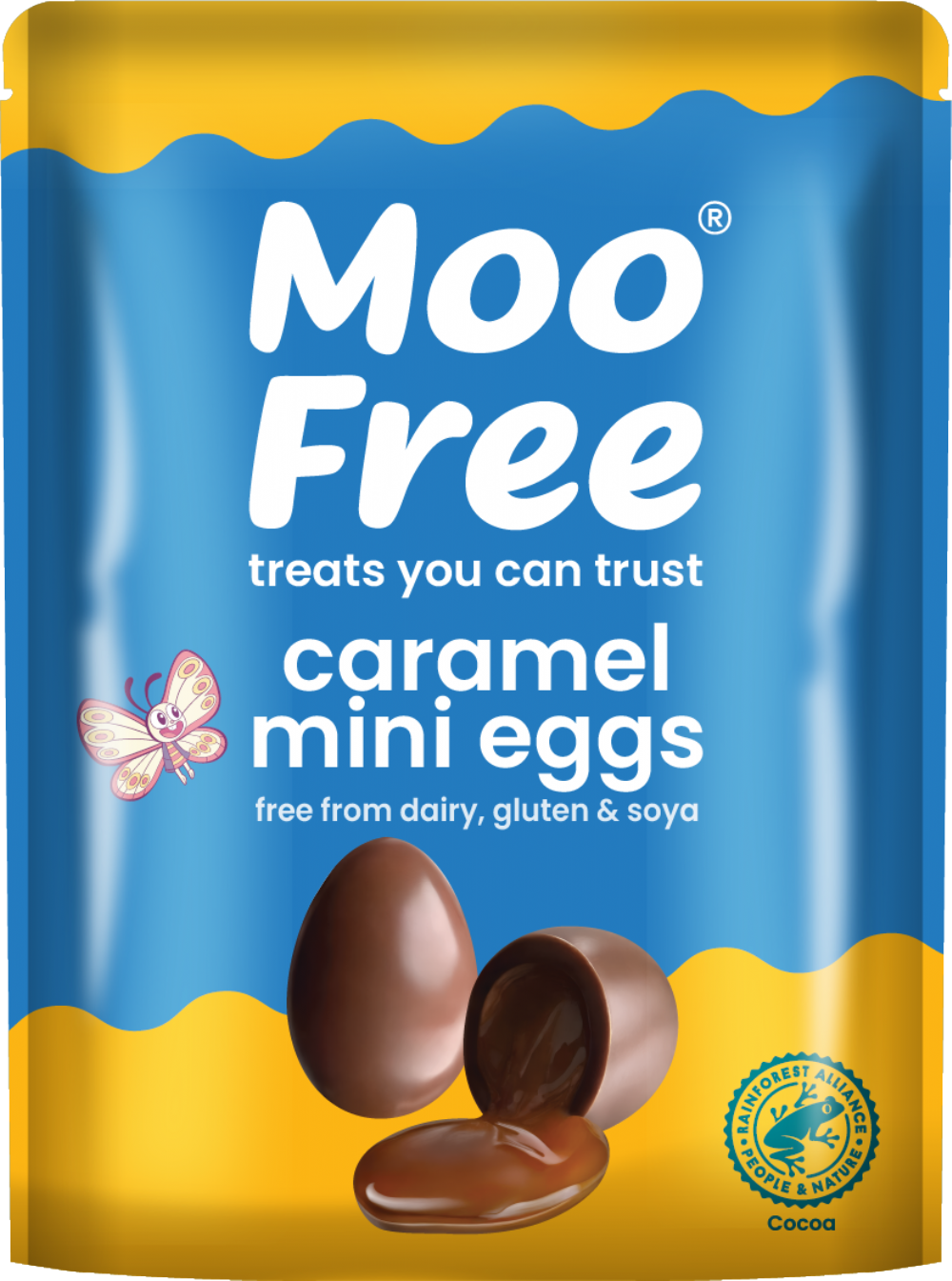 Vegane Karamell Mini-Eier (Moo Free)