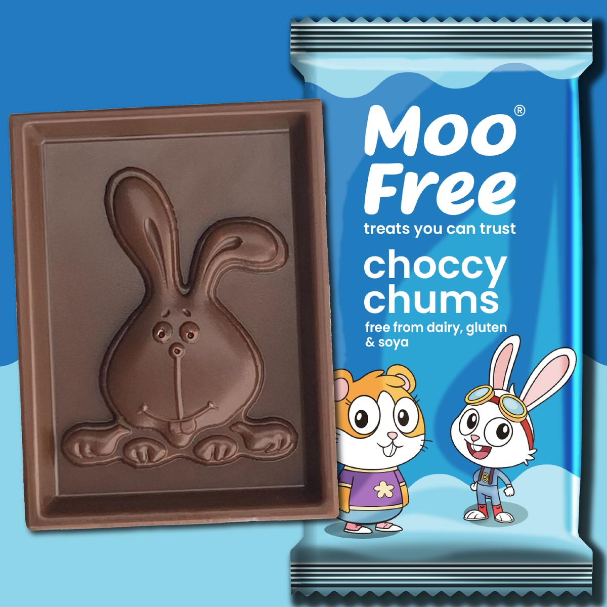 Milchschokolade-Alternative Choccy Chum - Moo Free (20g)