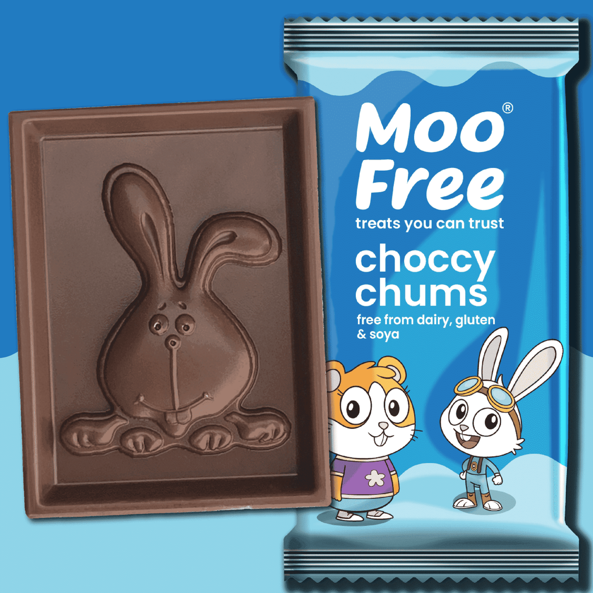 Milchschokolade-Alternative Choccy Chum - Moo Free (20g)