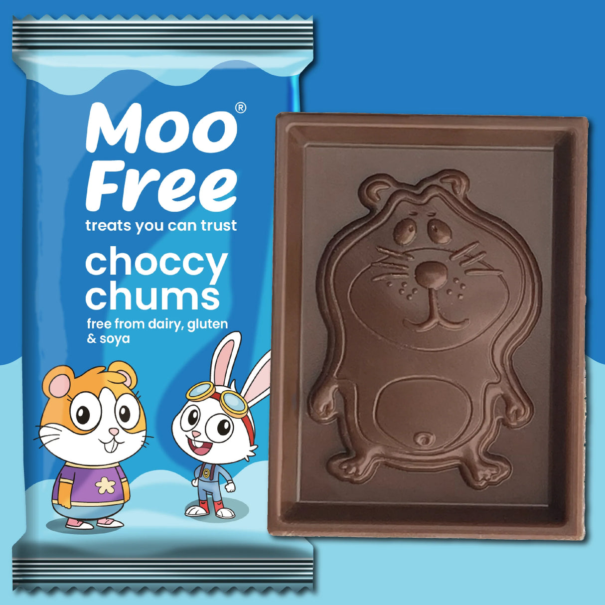 Milchschokolade-Alternative Choccy Chum - Moo Free (20g)
