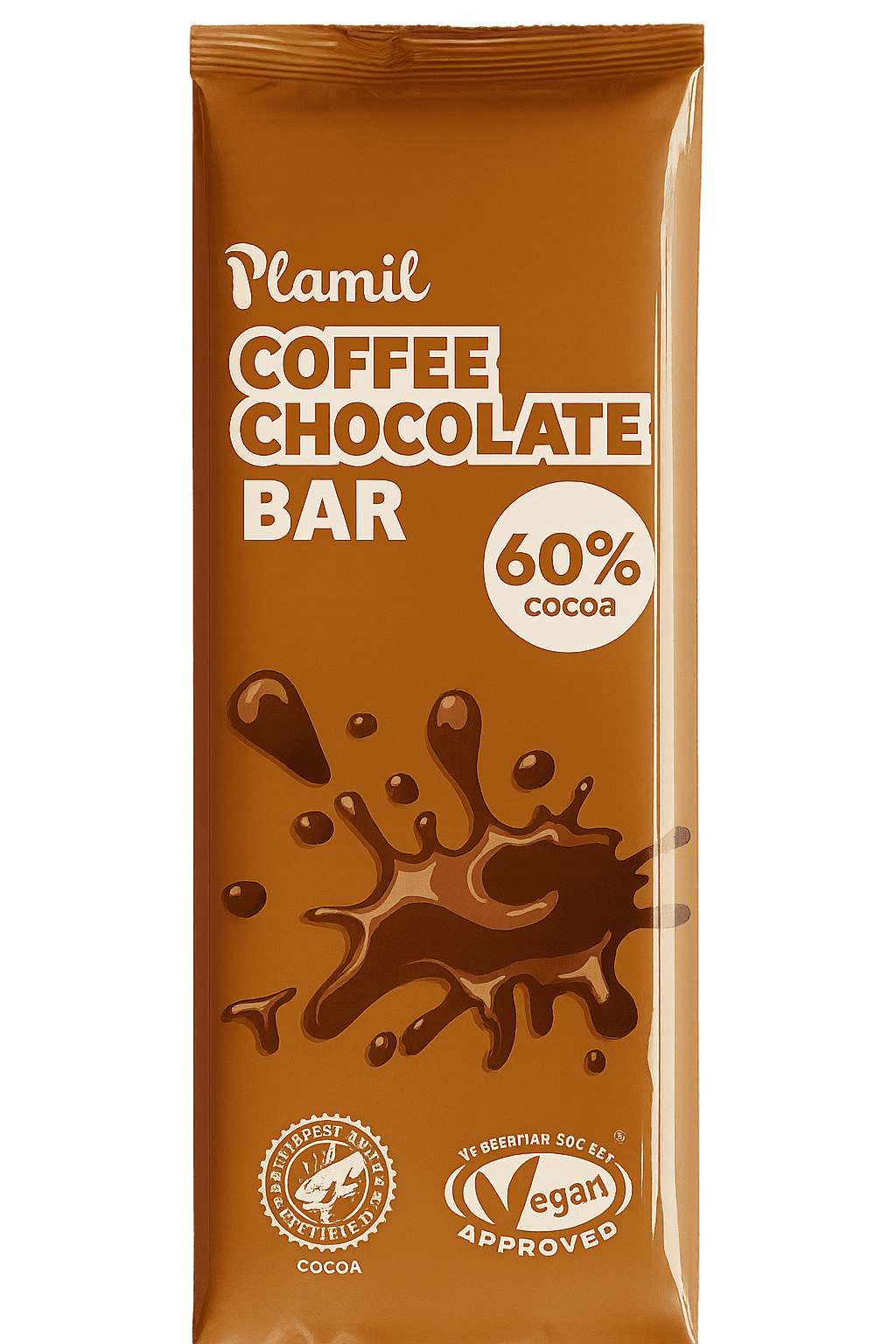 Kleintafel mit Kaffeegeschmack 60% - Plamil - Schoko Wunderland