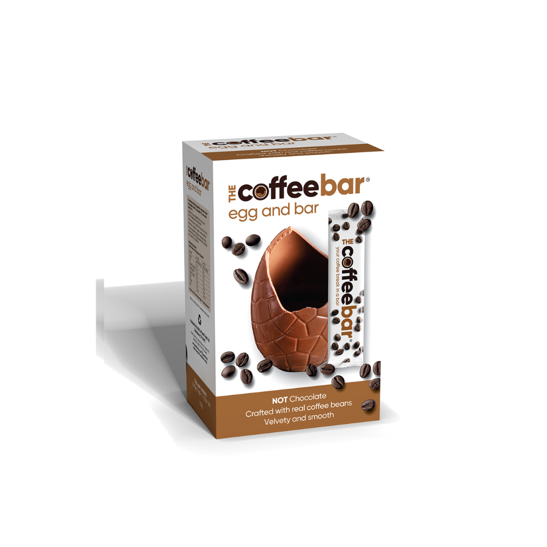 Osterei + Kleintafel aus Kaffee-Schokolade – Plamil