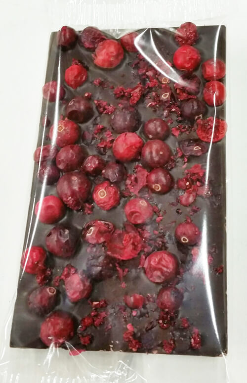 Bio Cranberry-Dunkle Schokolade-Criollo 79% (Dammenberg)