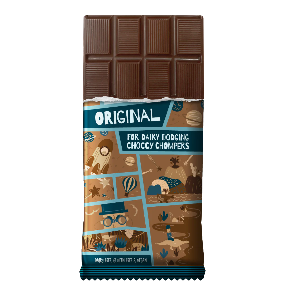 Milk chocolate alternative (Moo Free)