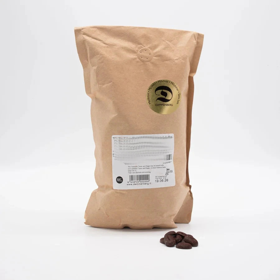 Bio Dunkle Back-Schokolade (lose verpackt) - Worry free 56% (Dammenberg) - Schoko Wunderland