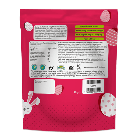 Easter Egg Xylitol without added sugar - So free Fair-Trade (Plamil)