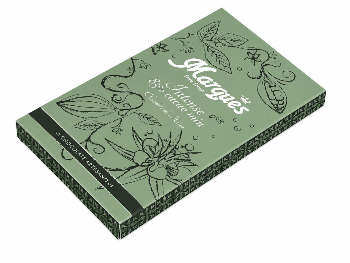 Nussfreie vegane Schokolade Intense - 85% (Marques)