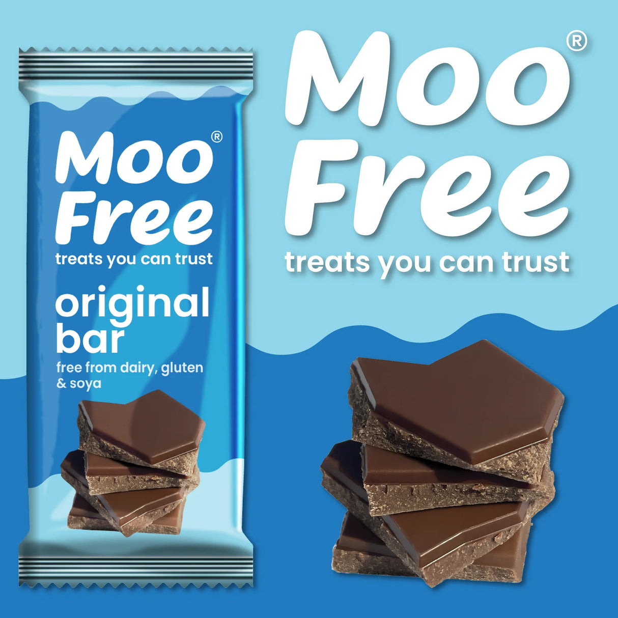 Milk chocolate alternative (Moo Free)