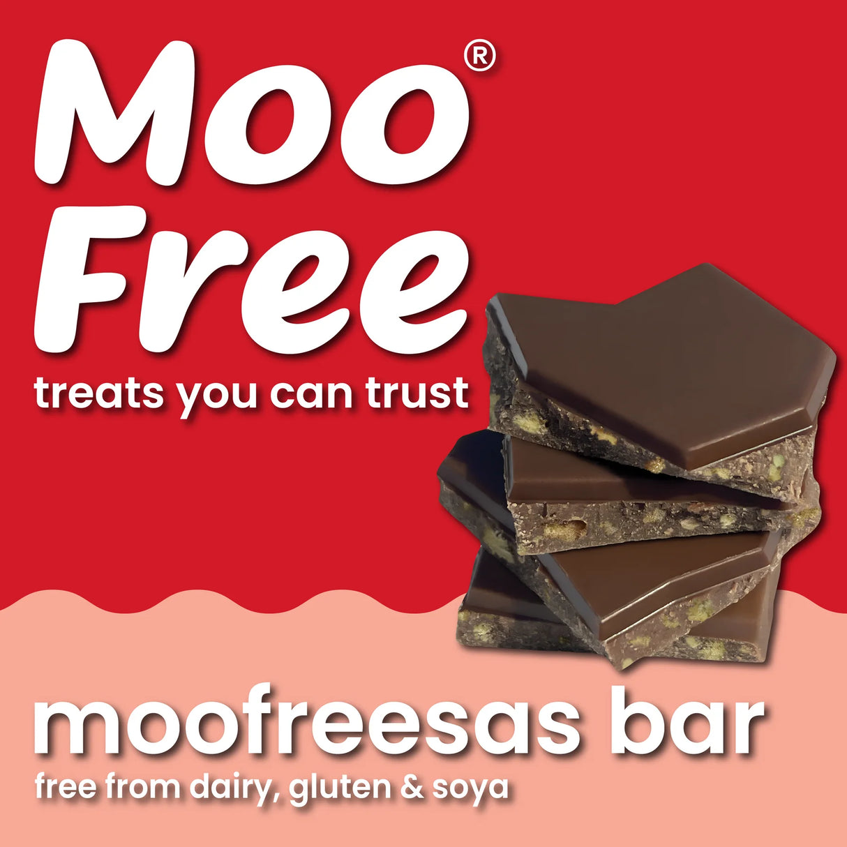 Schokoladentafel mit Moofreesas – Moo Free (80 g)