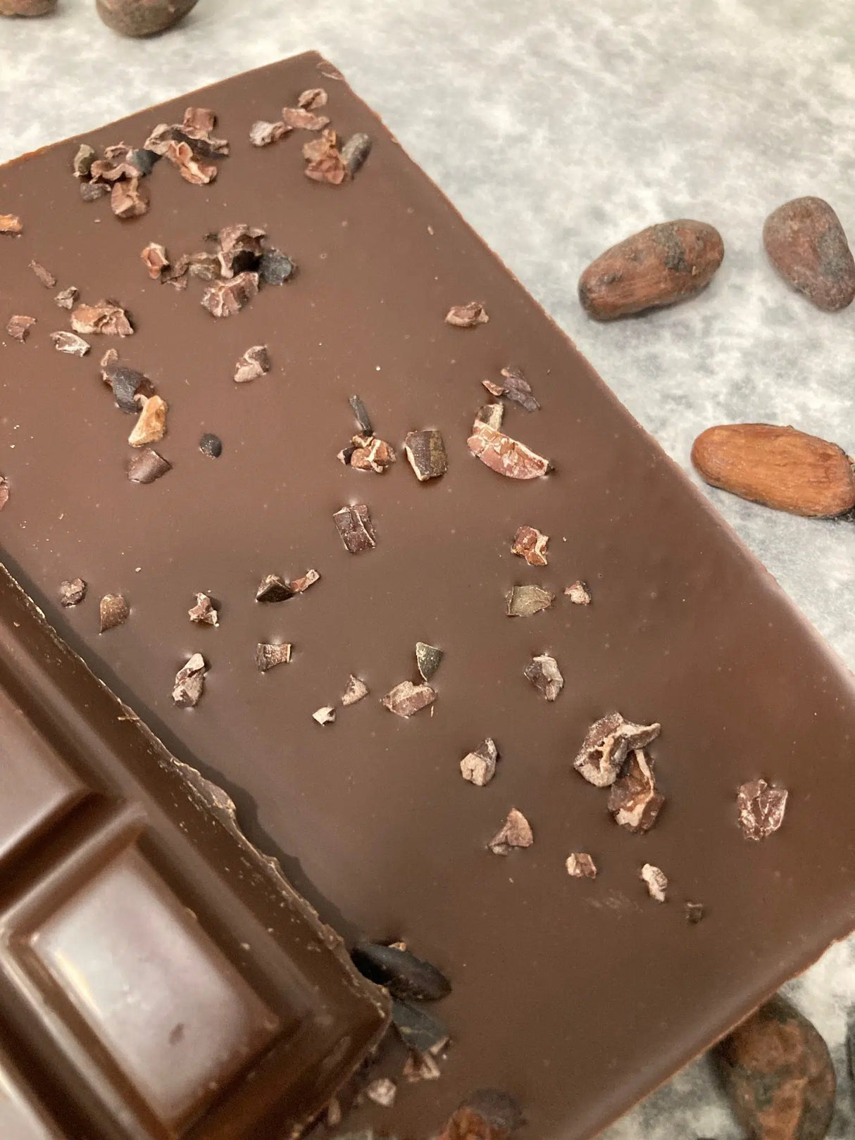 Nussfreie vegane Milchalternative-Schokolade mit Crunch Lulú - 57% (Marques)