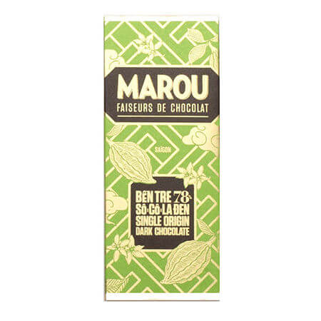 Small bar of dark chocolate Ben Tre - 78% (Marou)