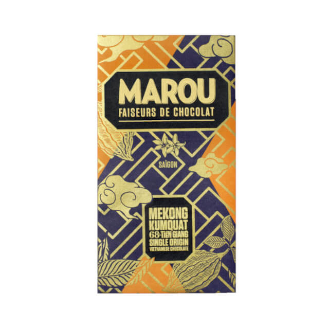 Dark Chocolate Mekong Kumquat Tien Giang - 68% (Marou)