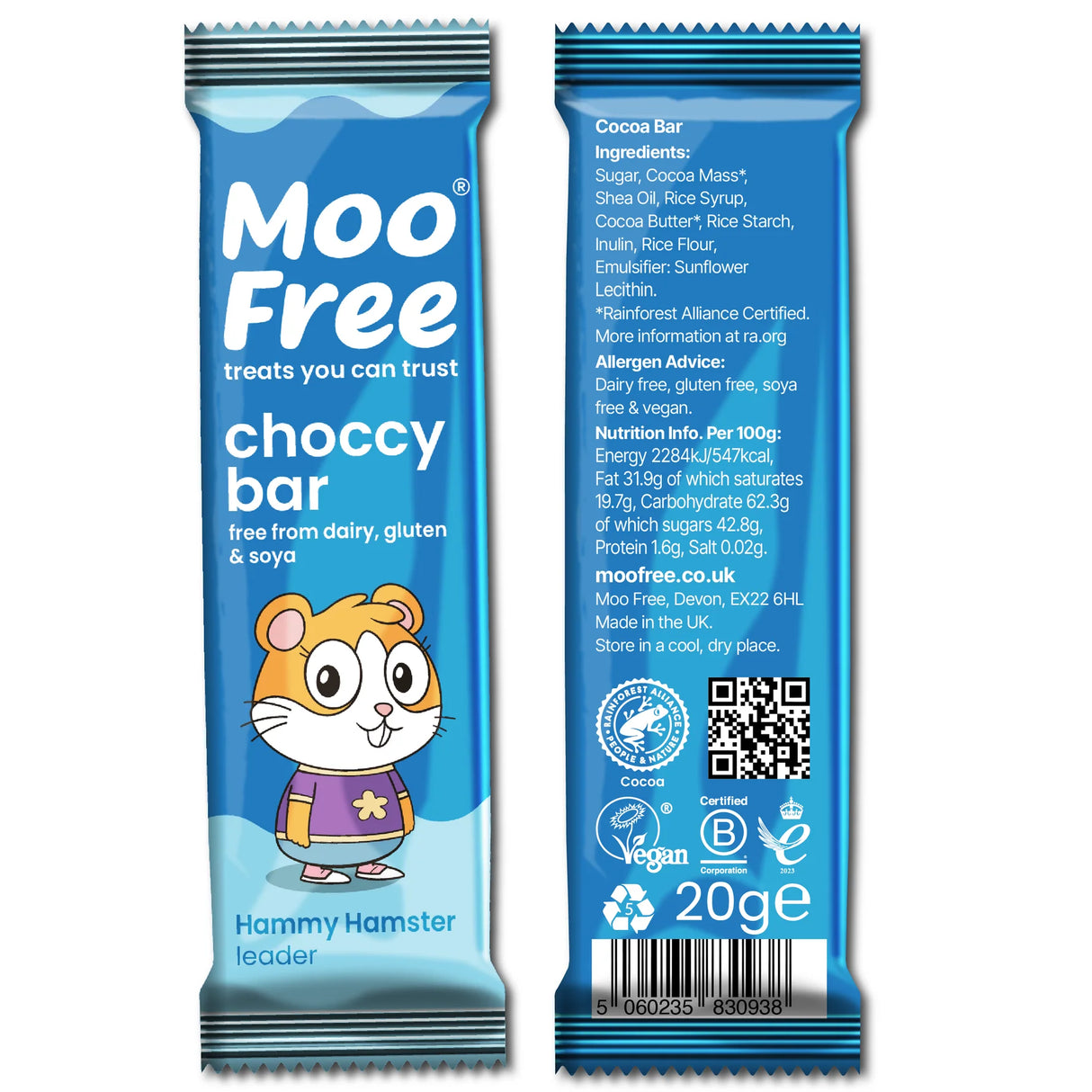 Milchschokolade-Alternative - Moo Free (20g)