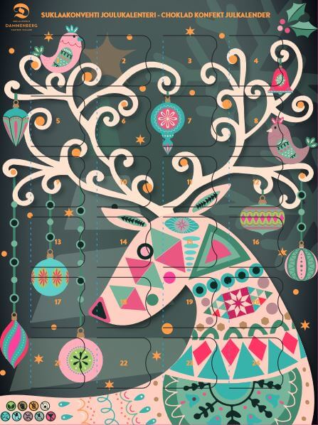 Nut-free and soy-free chocolate advent calendar (Dammenberg)