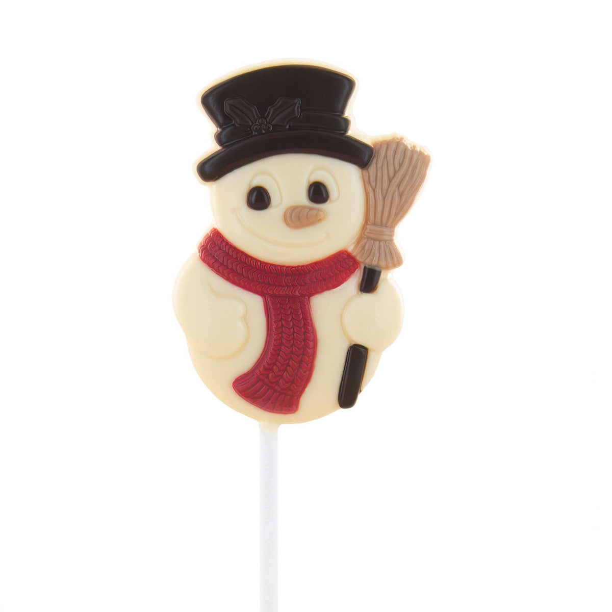 Weiße Schokolade XMAS-Schneemann-Lolly – 32% (Belfine)