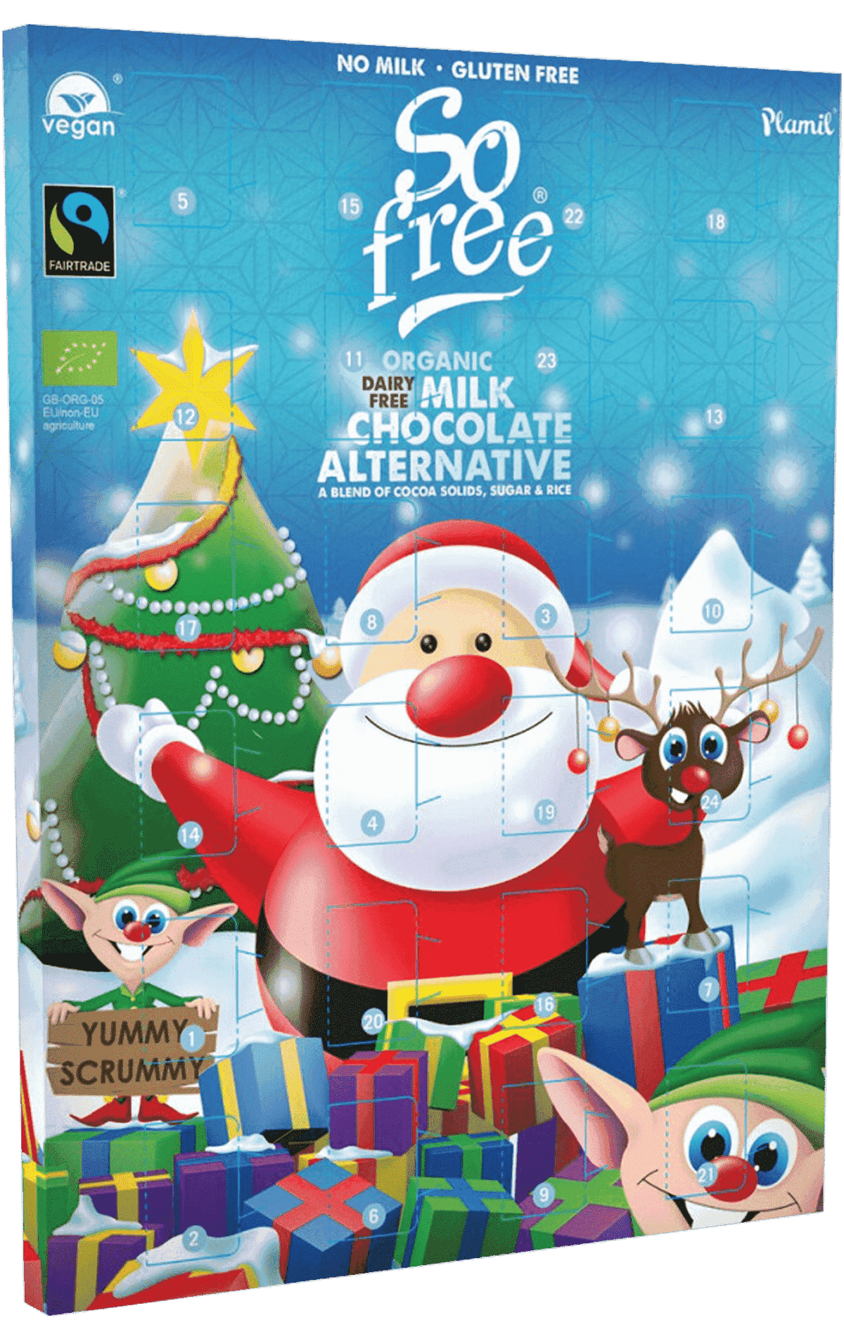 Milchalternative-Adventskalender Smooth Kakao & Hafer - So free (Plamil )