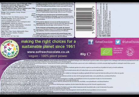 Bio Zartbitterschokolade mit Kokosblütenzucker – Plamil