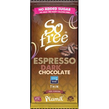 So Free- Espresso Zartbitterschokolade (Plamil)