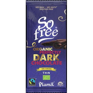 Organic Perfect Dark Chocolate - So free Fair-Trade – Plamil