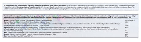 Weiße Schokolade-Adventskalender - So free (Plamil )