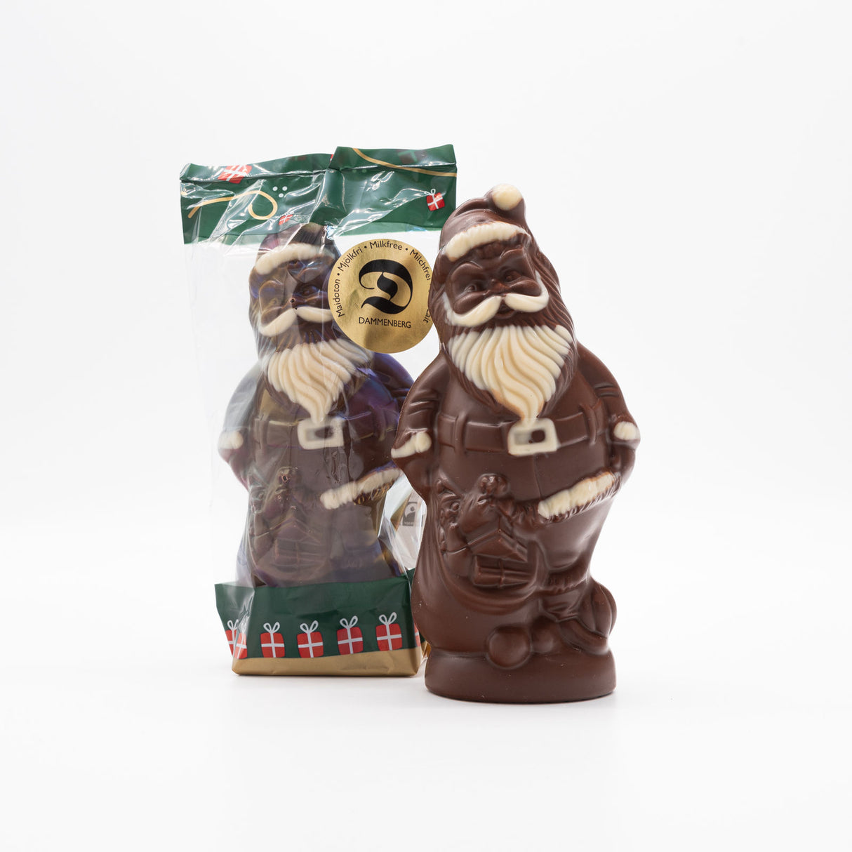 120g Nussfreier Weihnachtsmann aus Milchschokolade - 31-56% (Dammenberg)