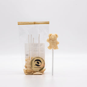 Bio 5x weiße Bären-Lolly – 39% (Dammenberg) - Schoko Wunderland
