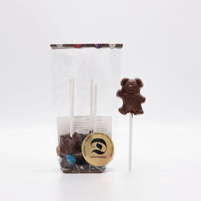 Bio 5x Milchalternative Bären-Lolly – 46% (Dammenberg) - Schoko Wunderland