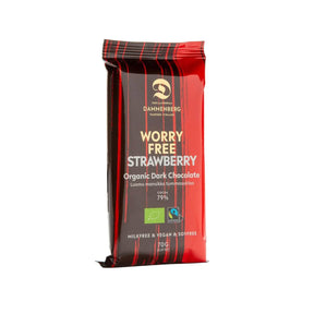 Bio Zartbitter - Worry free Erdbeere 79% (Dammenberg) - Schoko Wunderland