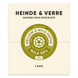 Dutch Original 2 bars of nut-free milk chocolate - 52% (Heinde & Verre)
