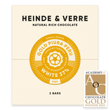 Dutch Original 2 bars of nut-free white milk chocolate Lemon - 37% (Heinde & Verre)