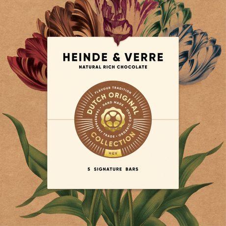 Dutch Original 5 Tafel nussfreie Geschenkbox (Heinde & Verre) - Schoko Wunderland