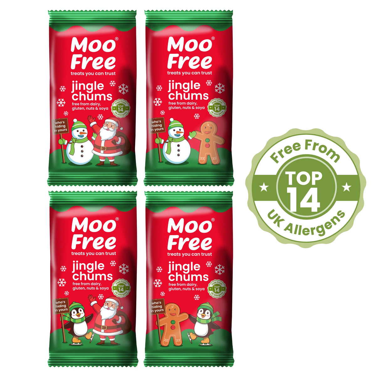Milchschokolade-Alternative Jingle Chums - Moo Free (15g)