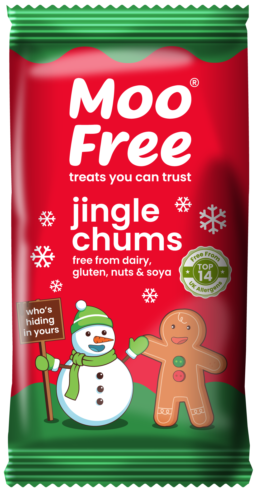 Milchschokolade-Alternative Jingle Chums - Moo Free (15g)