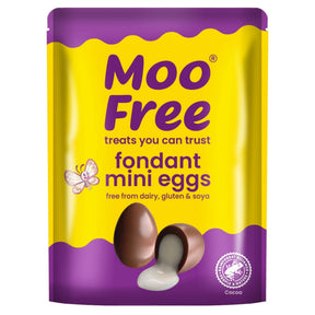 Vegane fondantgefüllte Mini-Schokoladeneier(Moo Free) - Schoko Wunderland