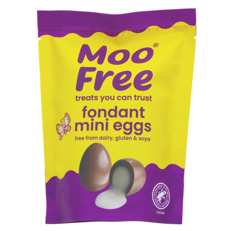 Vegane fondantgefüllte Mini-Schokoladeneier(Moo Free) - Schoko Wunderland