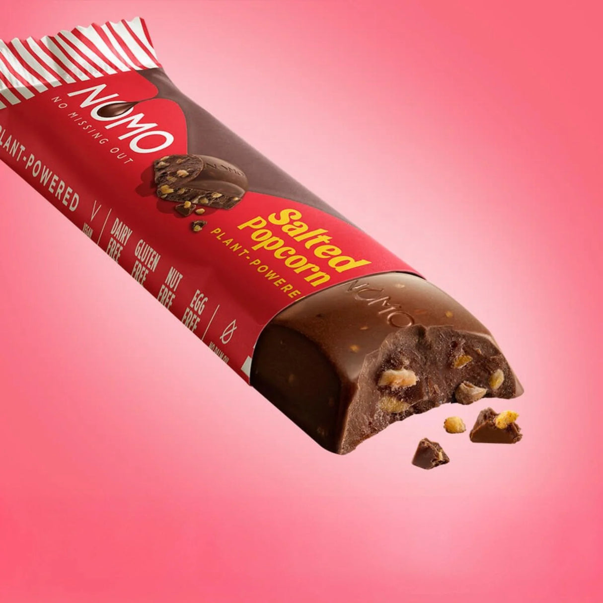 Milchschokolade-Alternative-Snack - Salted Popcorn (Nomo)